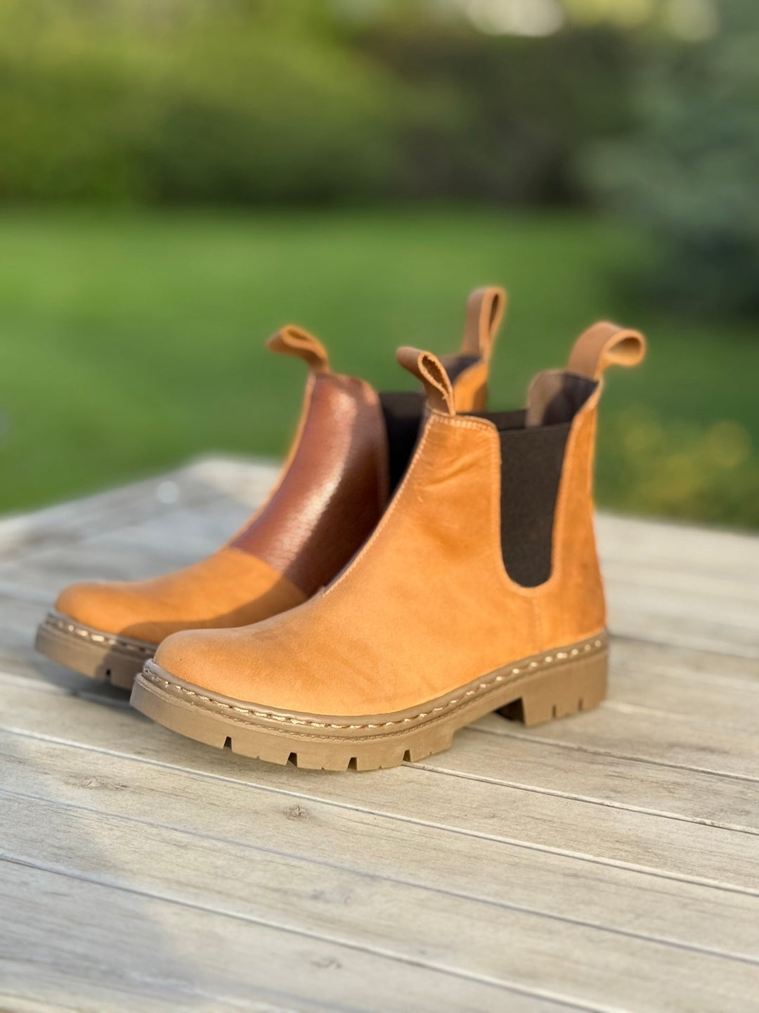 Amanda Avellana de cuero - Zapatos mujer | DgraciaShoes