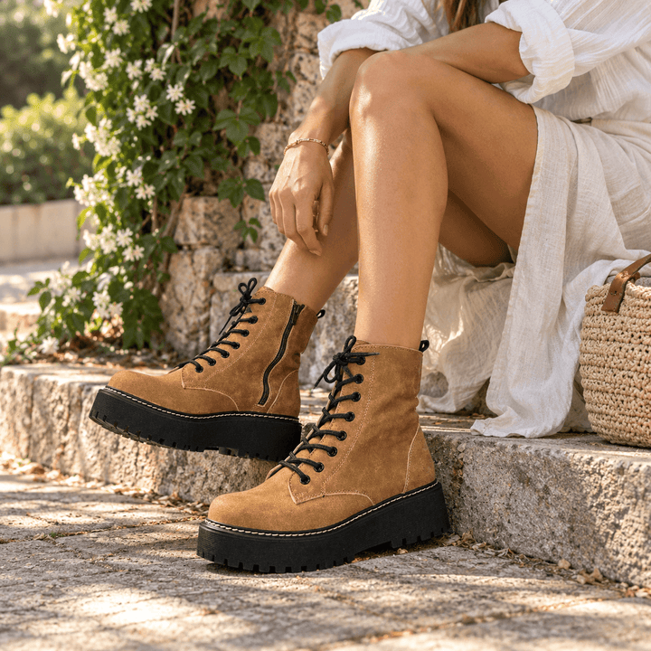 Bototo Fer Camel de cuero - Zapatos mujer | DgraciaShoes