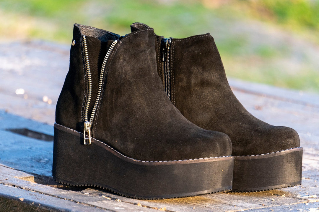 Palermo Black de cuero - Zapatos mujer | DgraciaShoes
