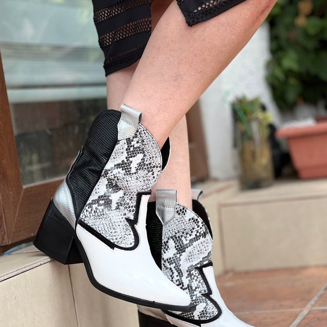 Botas Texanas Dolly Blanco Richato