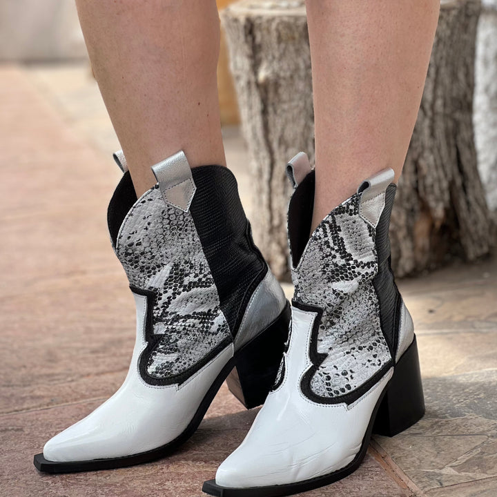 Botas Texanas Dolly Blanco Richato